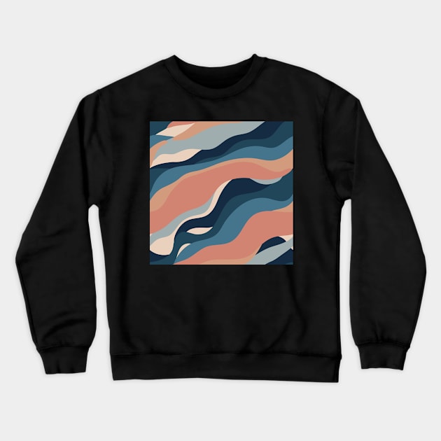 Boho waves Crewneck Sweatshirt by alexrow